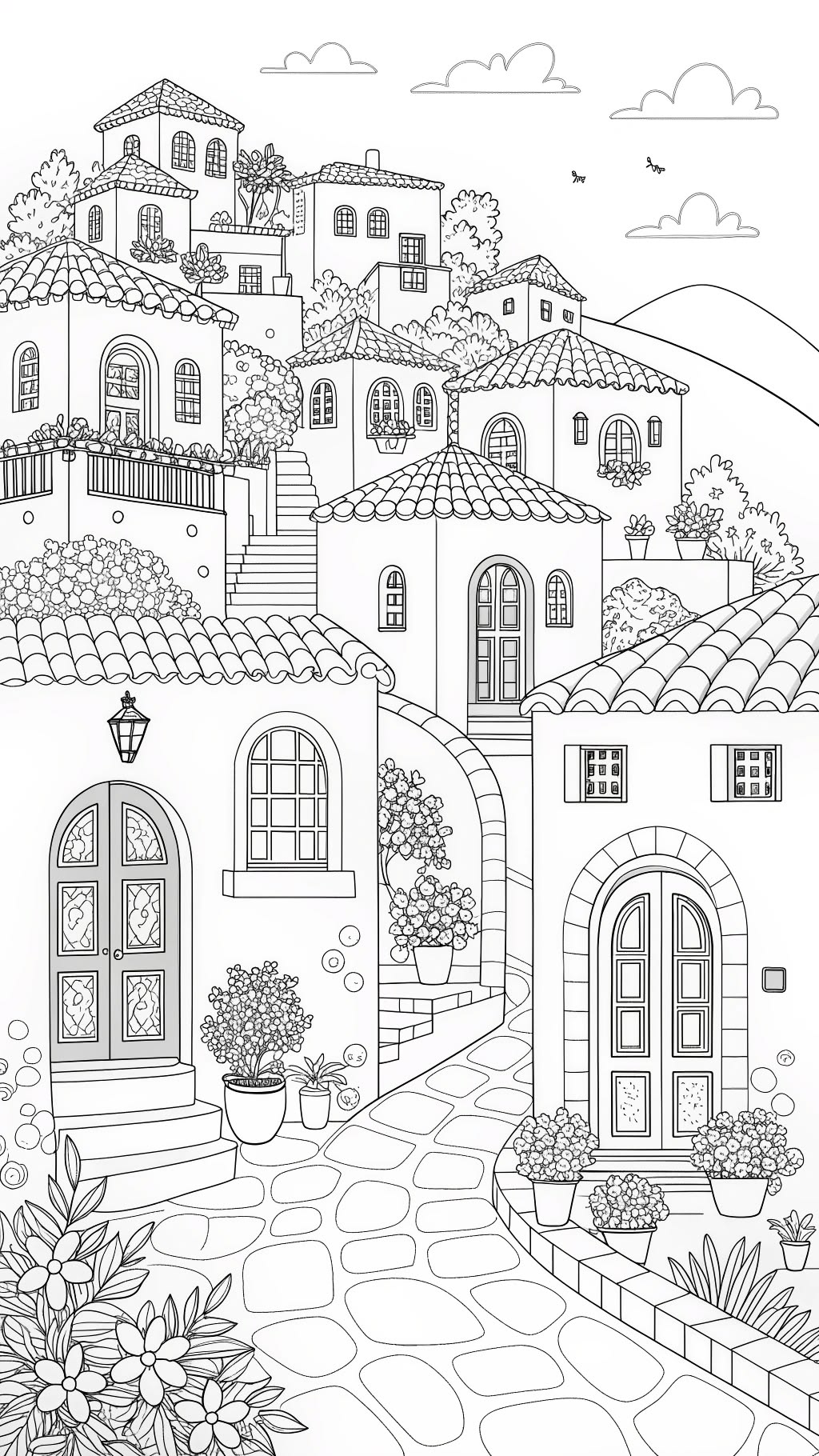 Pueblo blanco andaluz